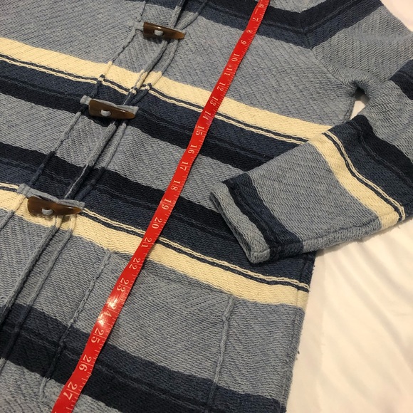 CHAPS TOGGLE SWEATER JACKET (L) - Picture 9 of 15